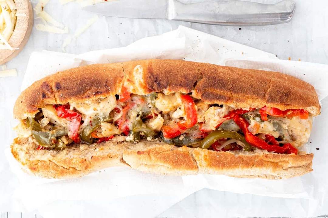 Order Chicken Philly Cheesesteak food online from All About Burger store, Arlington on bringmethat.com