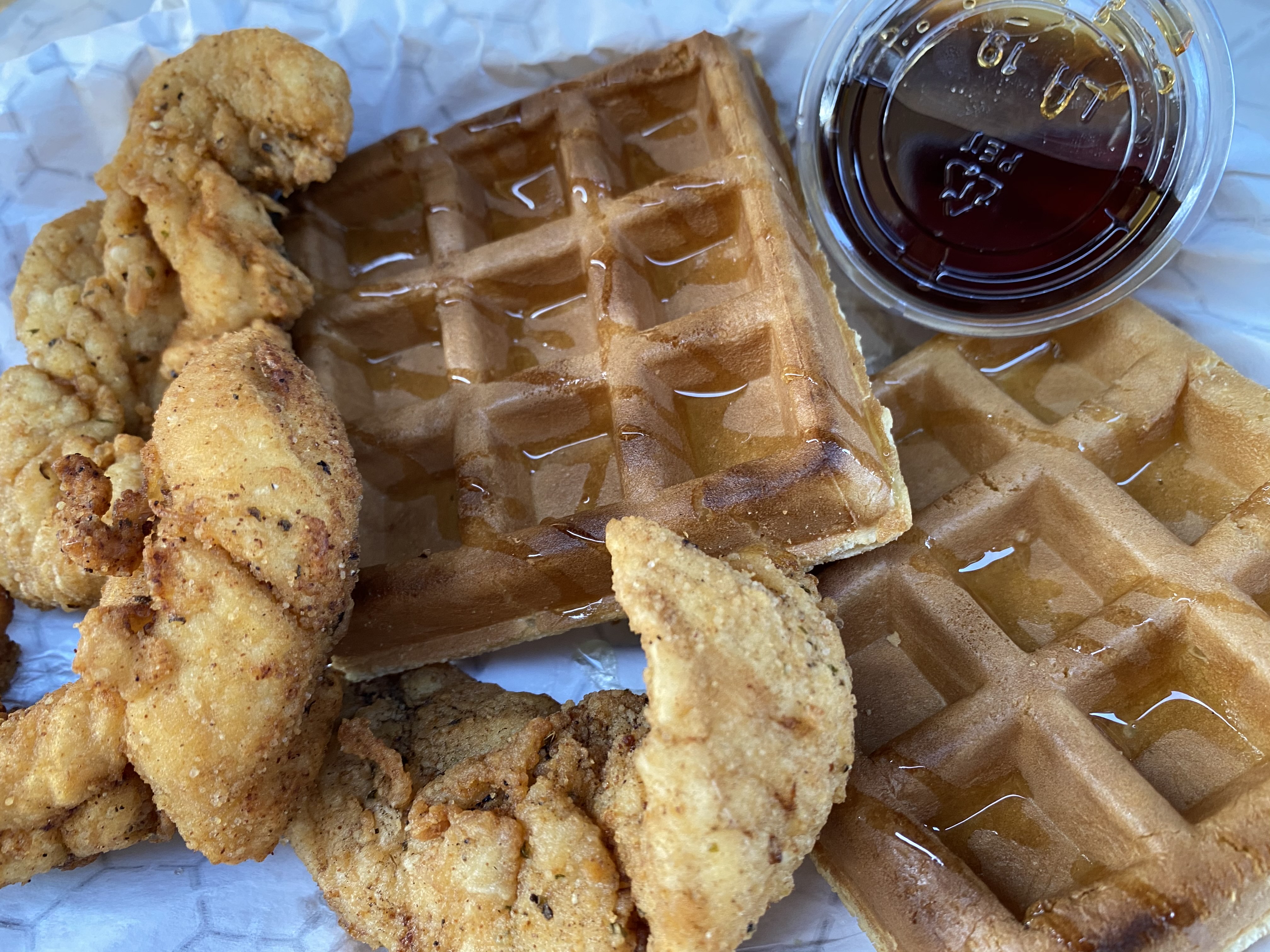 Order Chicken & Waffles food online from The Hive store, Tempe on bringmethat.com