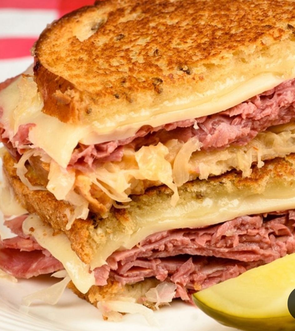 Order S10. Grilled Corned Beef Reuben food online from Couple House Sub store, Toms River on bringmethat.com