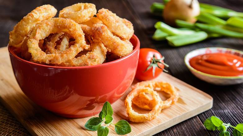 Order Onion Rings food online from Planet Earth Salad store, Detroit on bringmethat.com