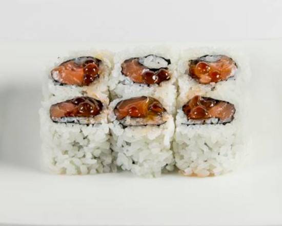Order Sake Ikura Sushi Maki Roll food online from Bar Verde store, Los Angeles on bringmethat.com