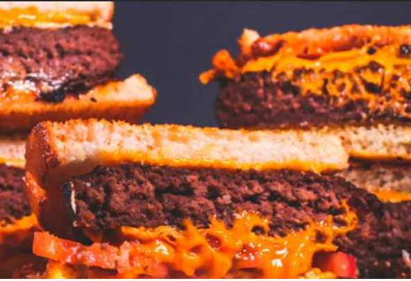 Order Burger Cheese Melt food online from Jay Grilled Cheese store, Phoenix on bringmethat.com