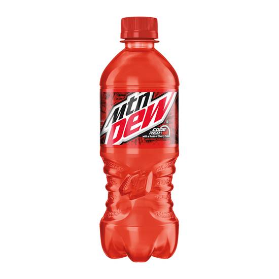 Order Mtn Dew Code Red 20oz food online from Caseys Carry Out Pizza store, Sioux City on bringmethat.com