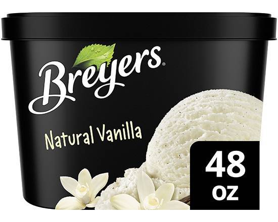 Order Breyers Natural Vanilla 48 oz food online from The Ice Cream Shop Menu Info store, Flagstaff on bringmethat.com