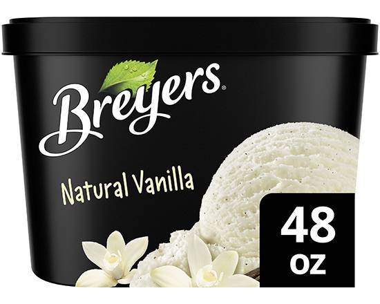 Order Breyers Natural Vanilla 48 oz food online from The Ice Cream Shop store, Lula on bringmethat.com