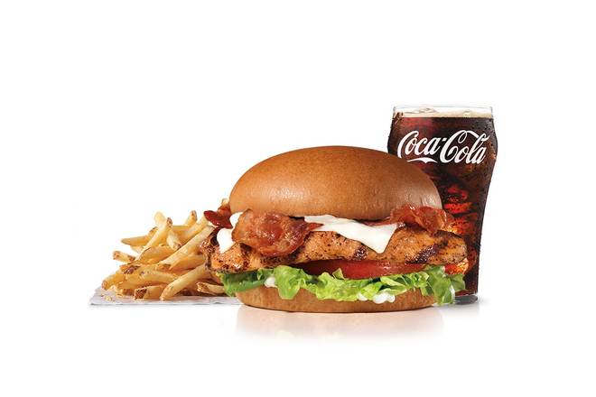 Order Charbroiled Chicken Club Sandwich Combo food online from Hardee's store, Maysville on bringmethat.com