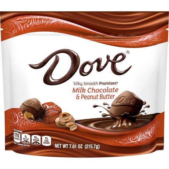Order DOVE PROMISES Peanut Butter and Milk Chocolate Candy, 7.61 OZ Bag food online from Cvs store, FALLS CHURCH on bringmethat.com