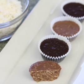 Order Toasted Coconut Cup food online from Chocolates By Grimaldi store, Grand Haven on bringmethat.com