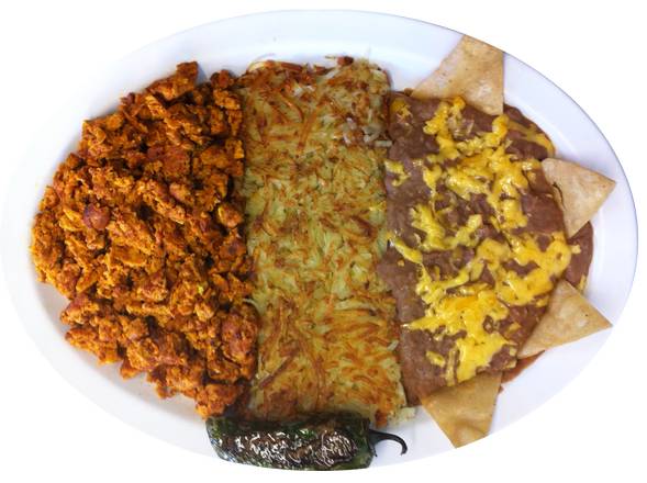 Order Chorizo and Eggs food online from Angelo 6 Burger store, Upland on bringmethat.com