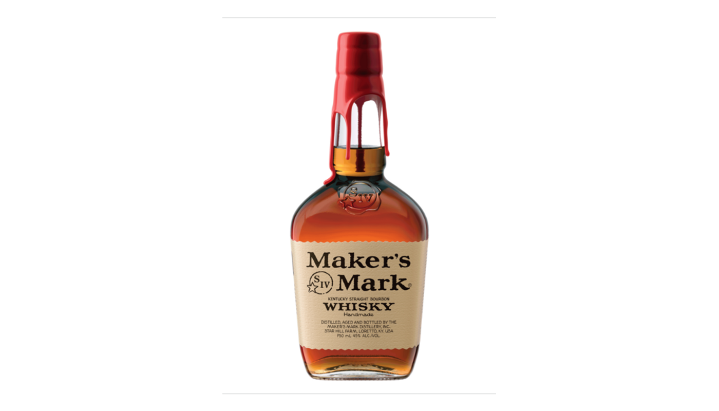 Order Maker's Mark Kentucky Straight Bourbon Whisky 750mL food online from Circus Liquor store, Los Angeles on bringmethat.com