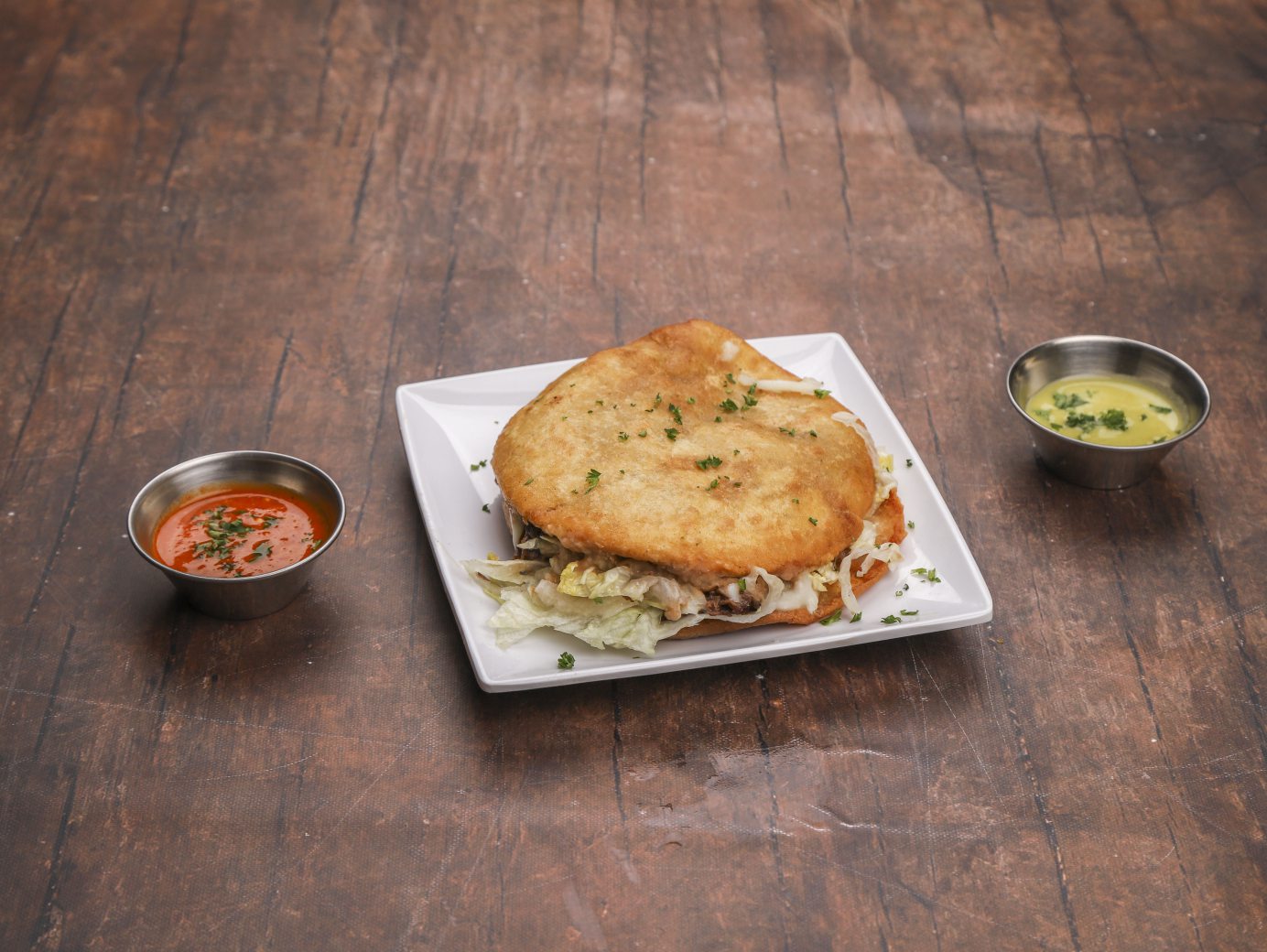 Order Gordita food online from Taqueria Taxco store, North Richland Hills on bringmethat.com
