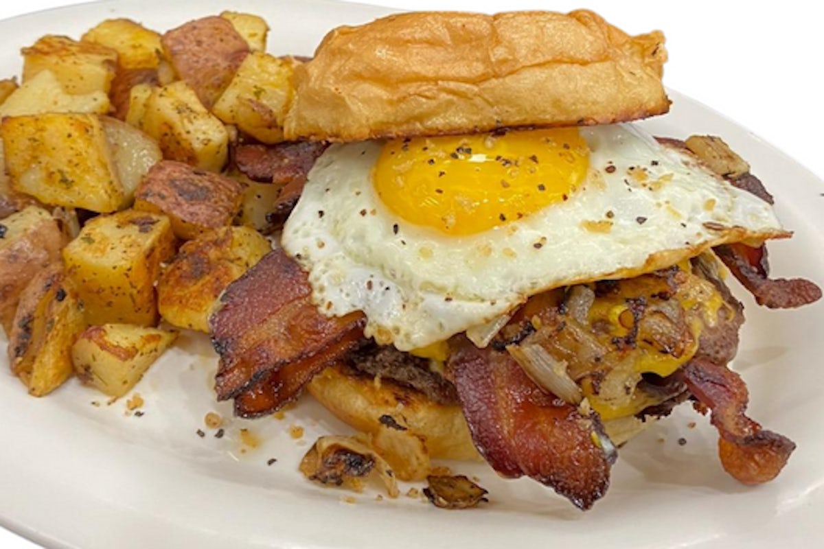 Order Brunch Burger food online from Eggs Up Grill store, Sumter on bringmethat.com