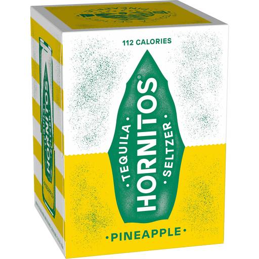 Order Hornitos Seltzer Pineapple (4PK 355 ML) 139786 food online from BevMo! store, Anaheim on bringmethat.com
