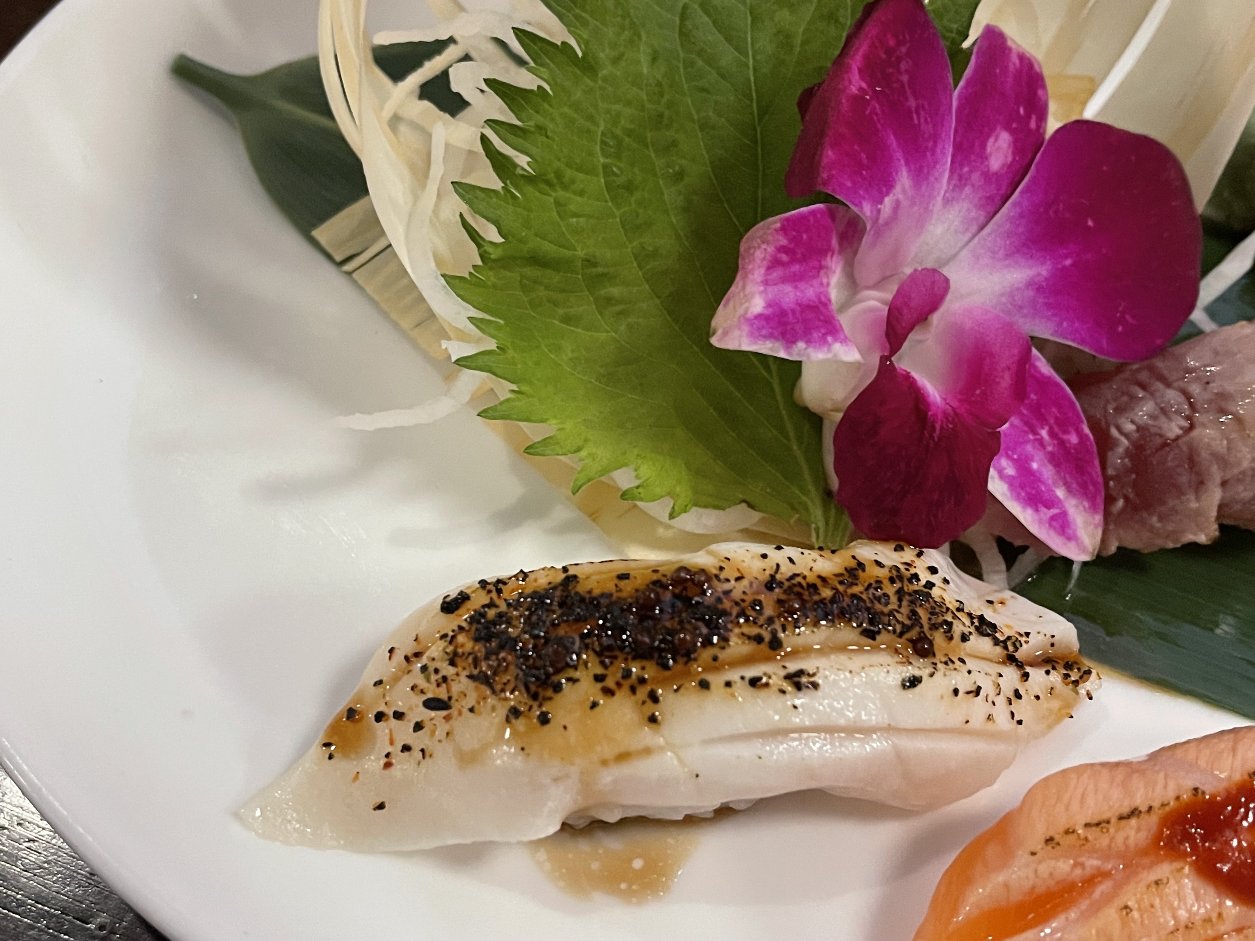 Order Escolar Togarashi Chef's Nigiri food online from Miku Sushi store, Chicago on bringmethat.com