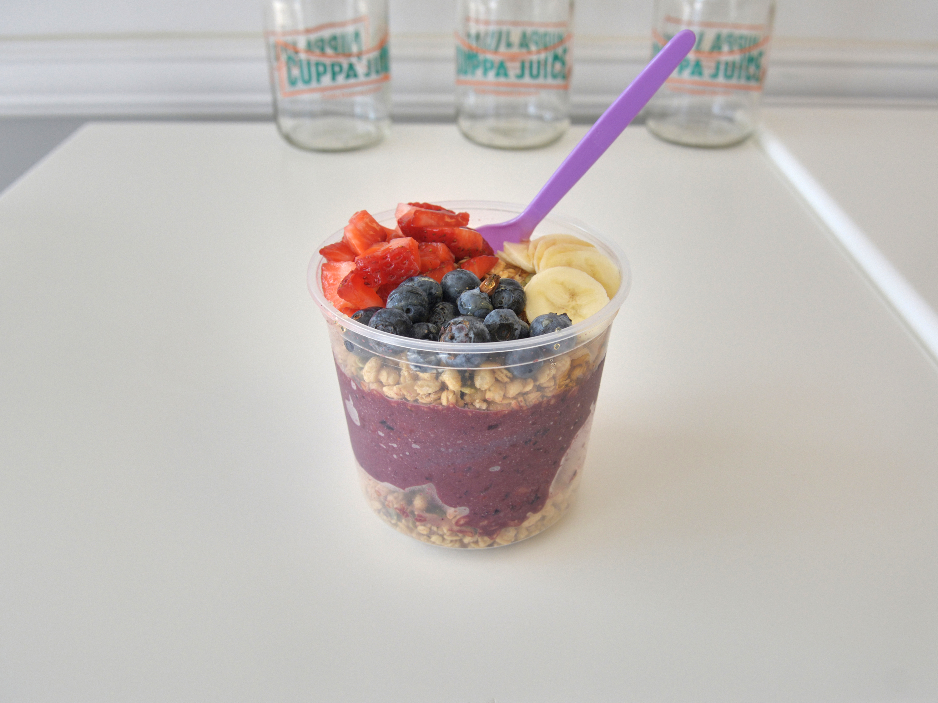 Order Berry Blessed Bowl food online from Cuppa Juice Cold Pressed Juicery store, San Marcos on bringmethat.com