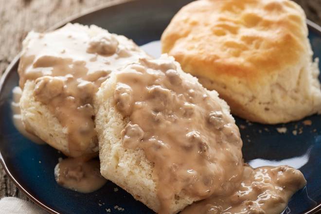 Order Bowl of Sausage Gravy & Biscuits food online from Bob Evans store, Middletown on bringmethat.com