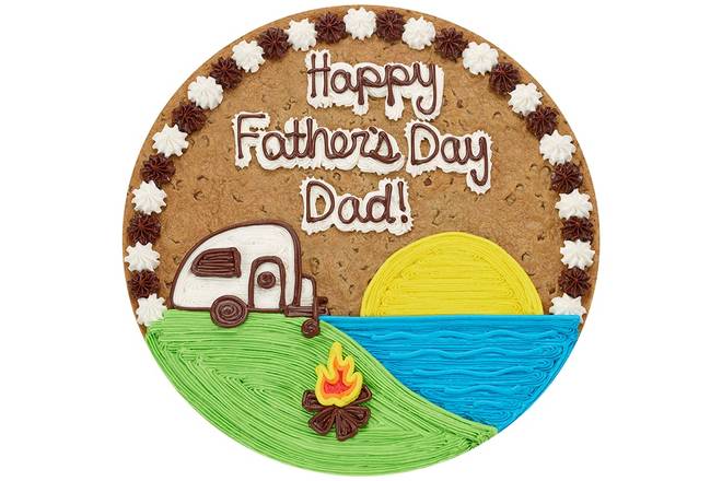 Order Happy Father's Day Dad Camping - HS2418 food online from Great American Cookie store, Fayetteville on bringmethat.com