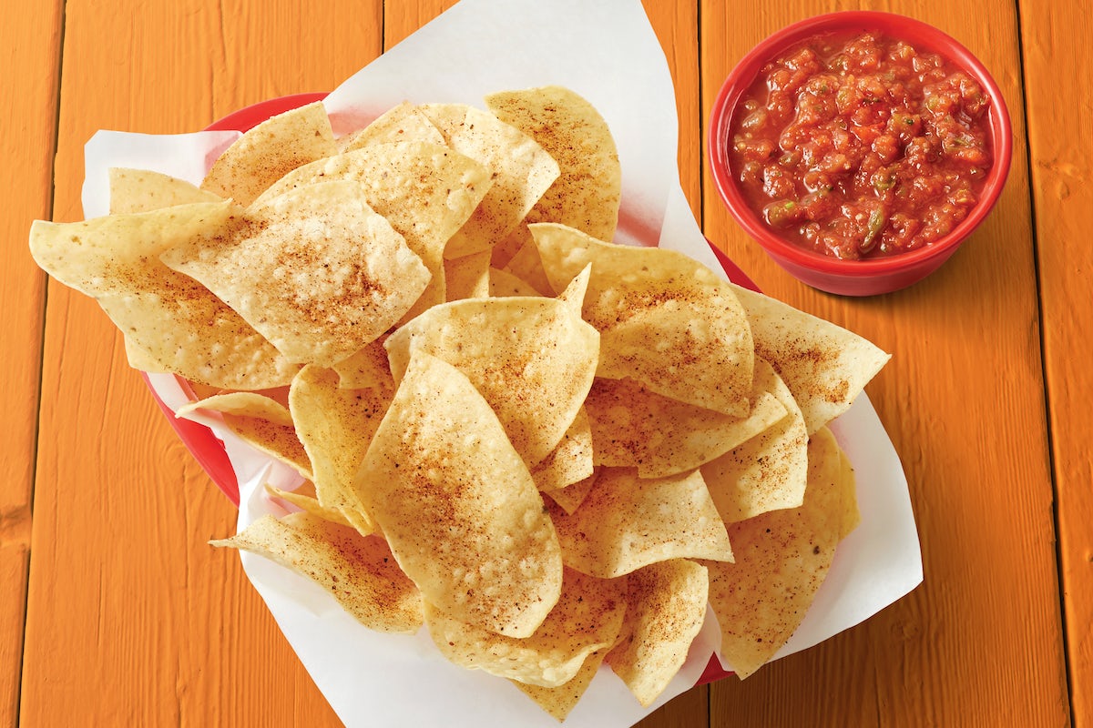 Order Chips & Arbol Chile Salsa food online from Fuzzy Taco Shop store, Rogers on bringmethat.com