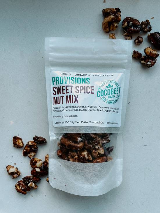 Order Sweet Spice Nut Mix Bag food online from Cocobeet store, Boston on bringmethat.com