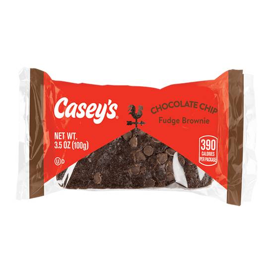 Order Casey's Chocolate Chip Fudge Brownie 3.5oz food online from Casey store, Elkins on bringmethat.com