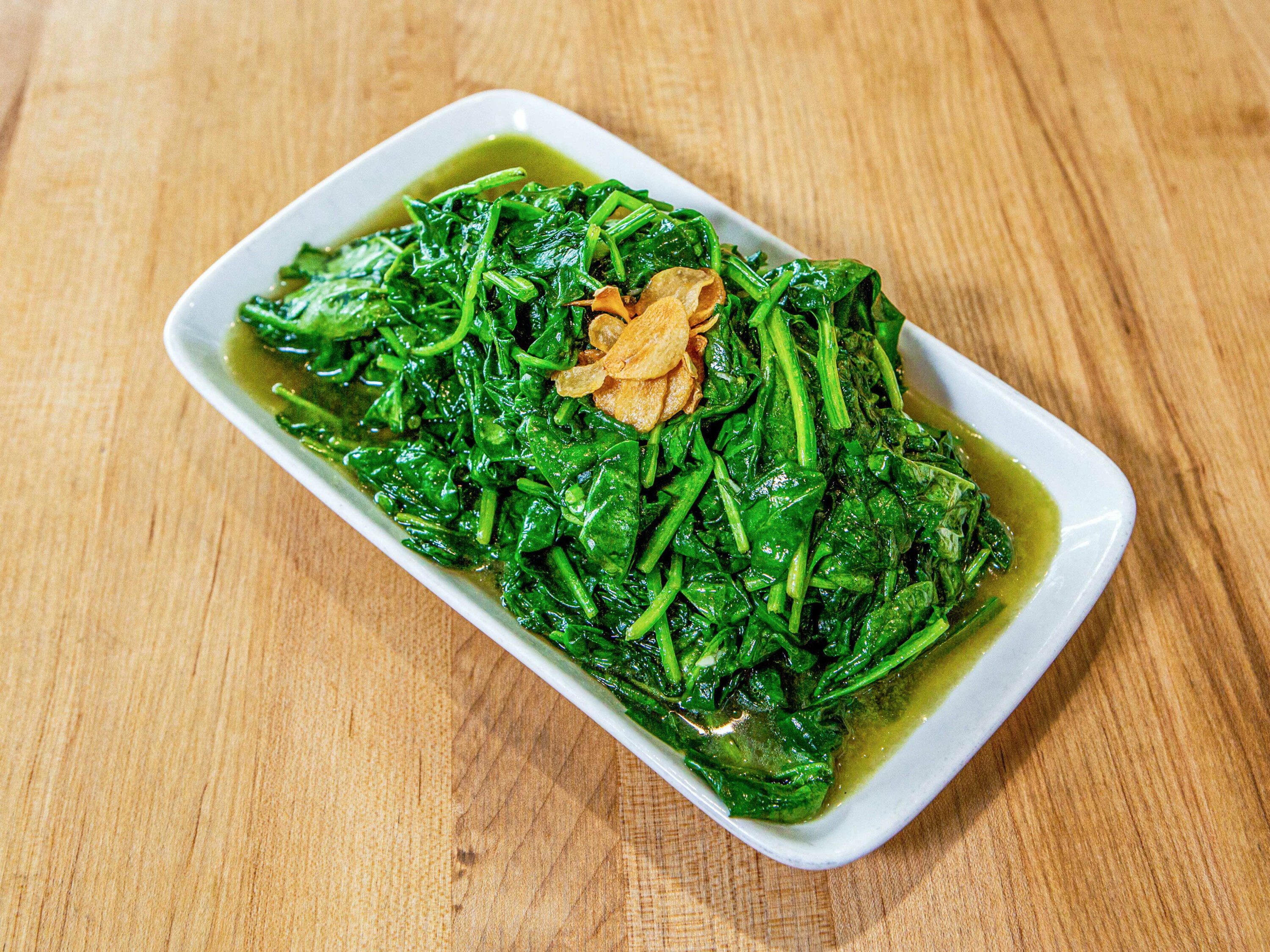 Order spinach with garlic food online from Dan Modern Chinese store, Manhattan Beach on bringmethat.com