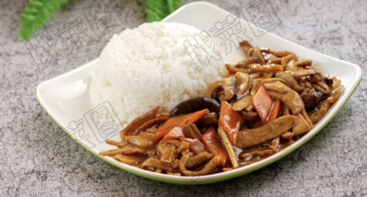 Order Combo A-  Pork Garlic Sauce food online from Tra Ling Oriental Cafe store, Boulder on bringmethat.com