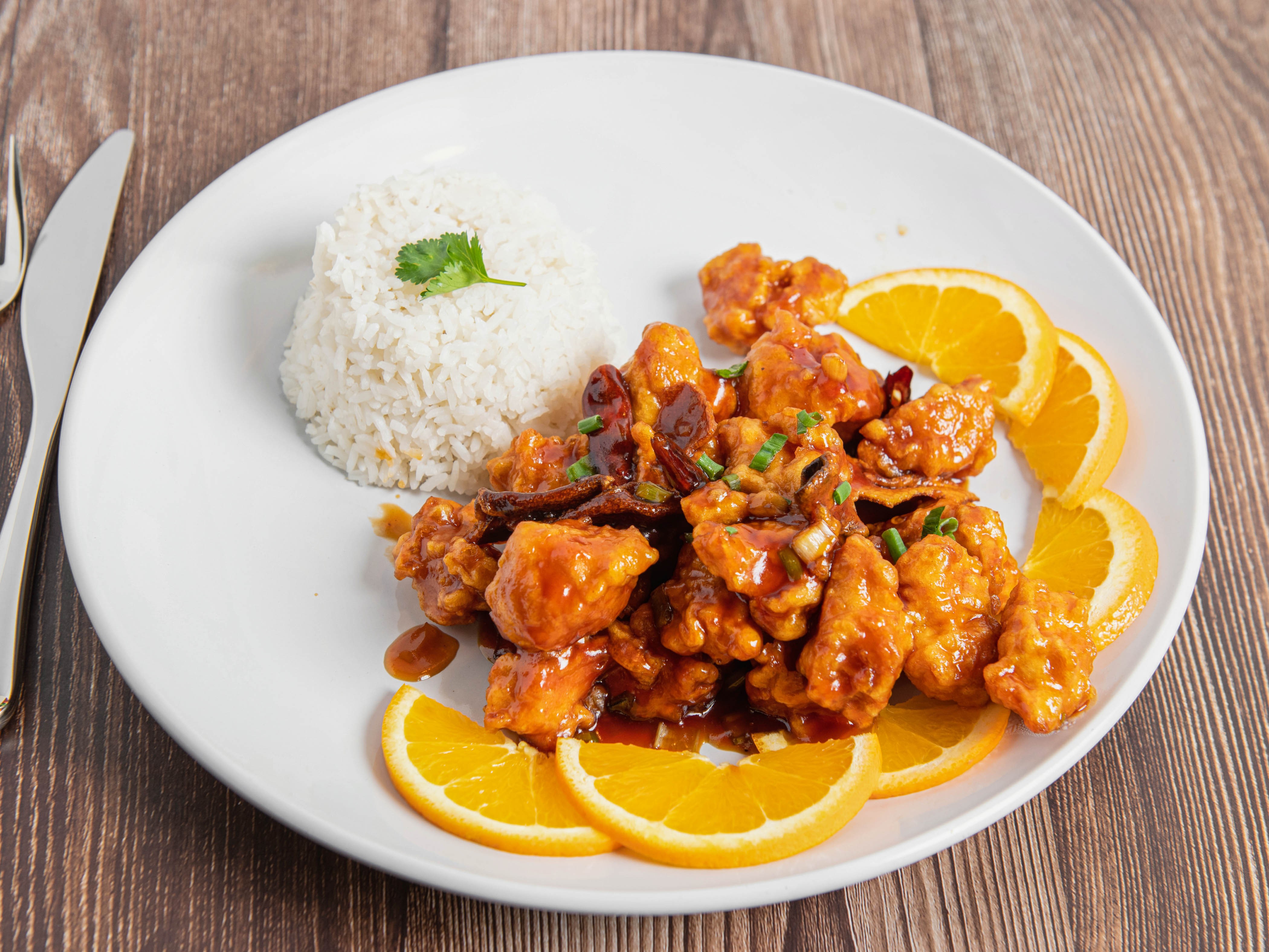 Order Orange Chicken food online from Asian Fusion store, Winchester on bringmethat.com