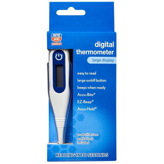 Order Rite Aid Digital Thermometer Large Display (1 ct) food online from Rite Aid store, MOUNT VERNON on bringmethat.com