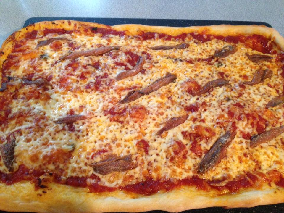 Order 24 Cut Square Party Pizza Feeds 8/10+ People food online from Jonathan Pizza store, Albany on bringmethat.com