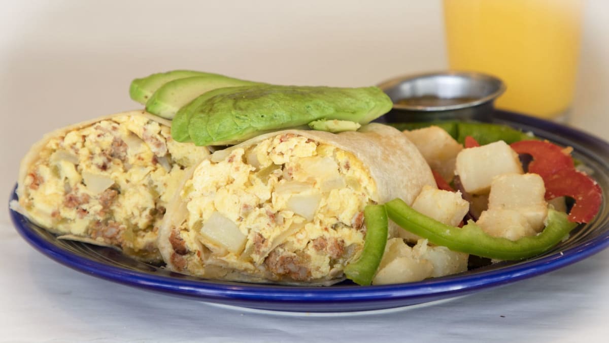 Order Mexican Breakfast Burrito food online from Jt Diner store, Palm Desert on bringmethat.com
