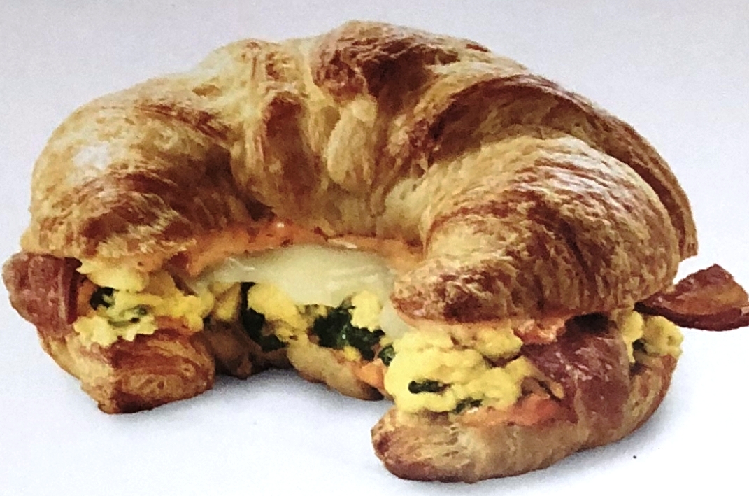 Order Spinach Bacon Croissant food online from Manhatten Bagel store, Sayreville on bringmethat.com