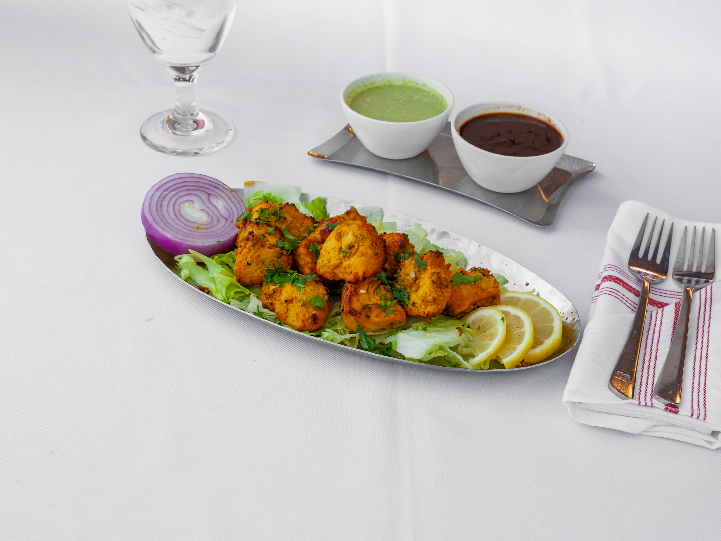 Order Achari Murgh Tikka food online from Indian Garden store, Chicago on bringmethat.com