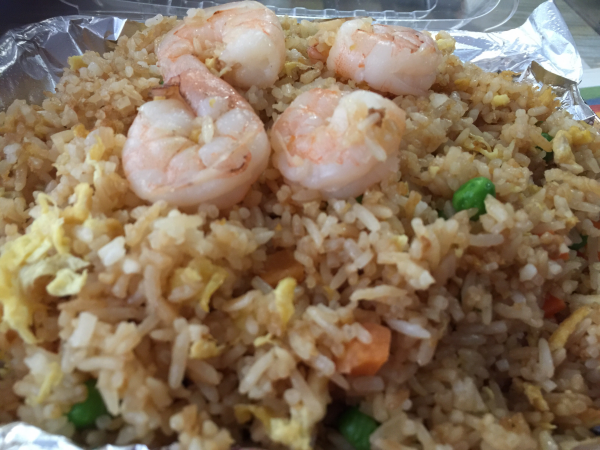 Order Shrimp Fried Rice 虾炒饭 food online from Golden Kim Tar store, San Francisco on bringmethat.com