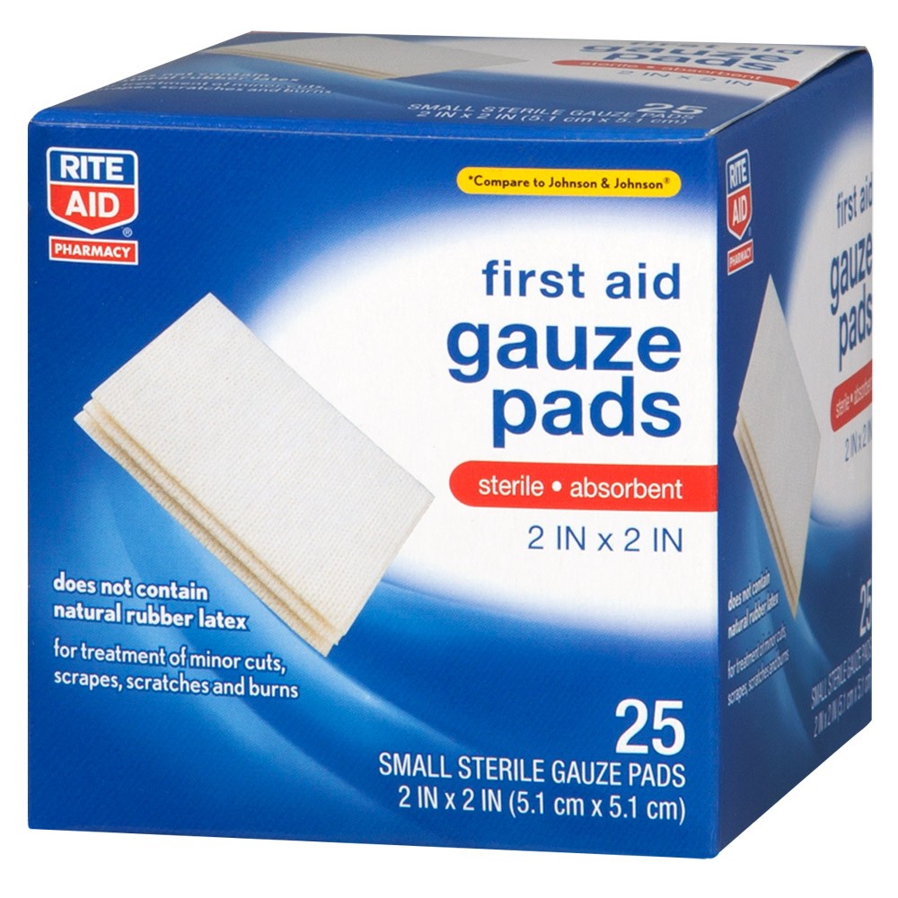 Order Rite Aid Sterile Pads - 25 ct food online from Rite Aid store, PAULSBORO on bringmethat.com