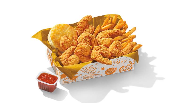 Order 8PC Hushpuppy Shrimp Combo food online from Popeyes on Hwy. 51 store, Ponchatoula on bringmethat.com