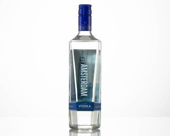 Order New Amsterdam, 750mL vodka (40.0% ABV) food online from Flow Liquor store, Compton on bringmethat.com