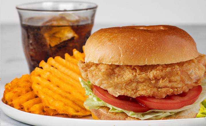 Order Classic Chicken Sandwich Meal food online from Wings Over Lowell store, Lowell on bringmethat.com
