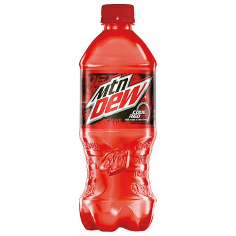 Order Mountain Dew Code Red 20oz food online from 7-Eleven store, Las Vegas on bringmethat.com