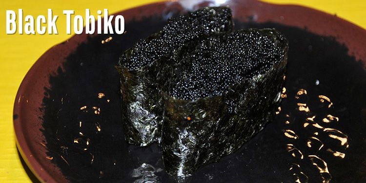 Order Black Tobiko Sushi. food online from Gorilla Sushi store, Chicago on bringmethat.com