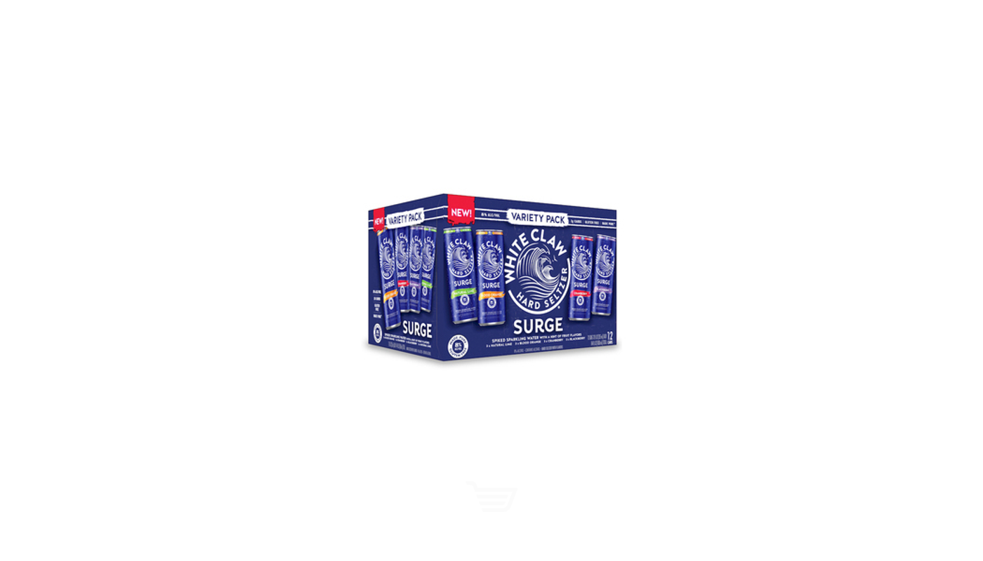 Order White Claw Seltzer Surge Variety Pack 12x 12oz Cans food online from House Of Cigar & Liquor store, Redondo Beach on bringmethat.com