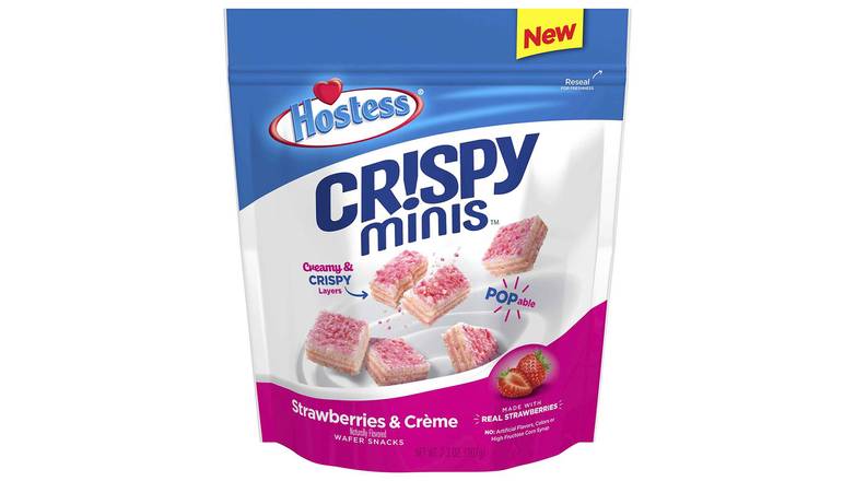 Order Hostess Crispy Minis Strawberry & Crème food online from Red Roof Market store, Lafollette on bringmethat.com