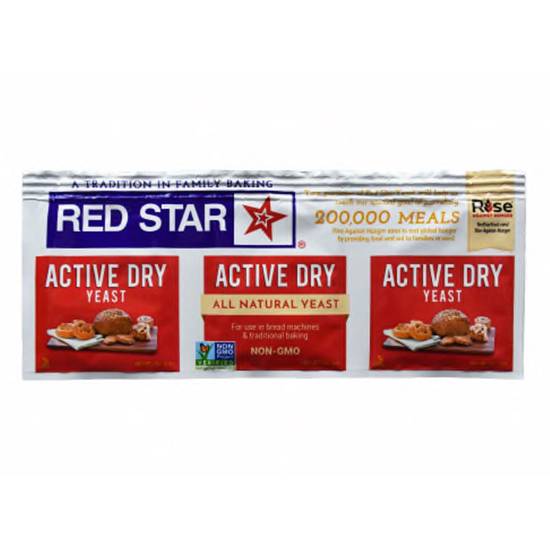 Order Red Star Active Dry Yeast 0.75oz food online from Everyday Needs by Gopuff store, Roseville on bringmethat.com