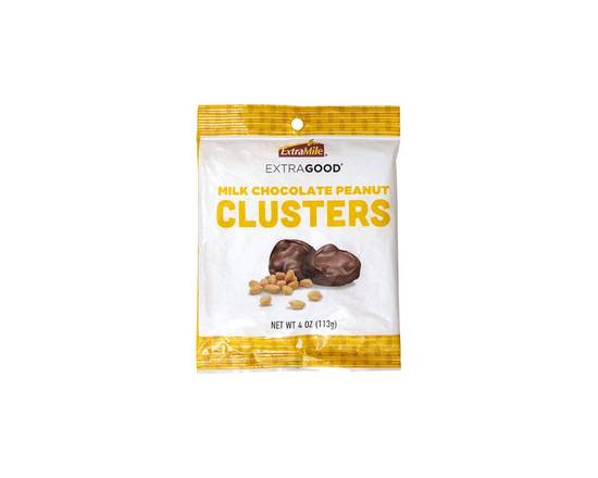 Order Extragood Chocolate Peanut Clusters 4oz food online from Chevron Extramile store, Vancouver on bringmethat.com