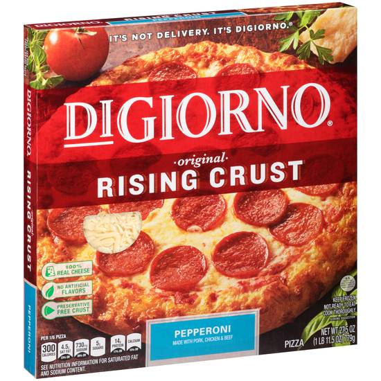 Order DiGiorno Pepperoni Original Rising Crust Pizza, 27.5 OZ food online from Cvs store, LITTLE ROCK on bringmethat.com