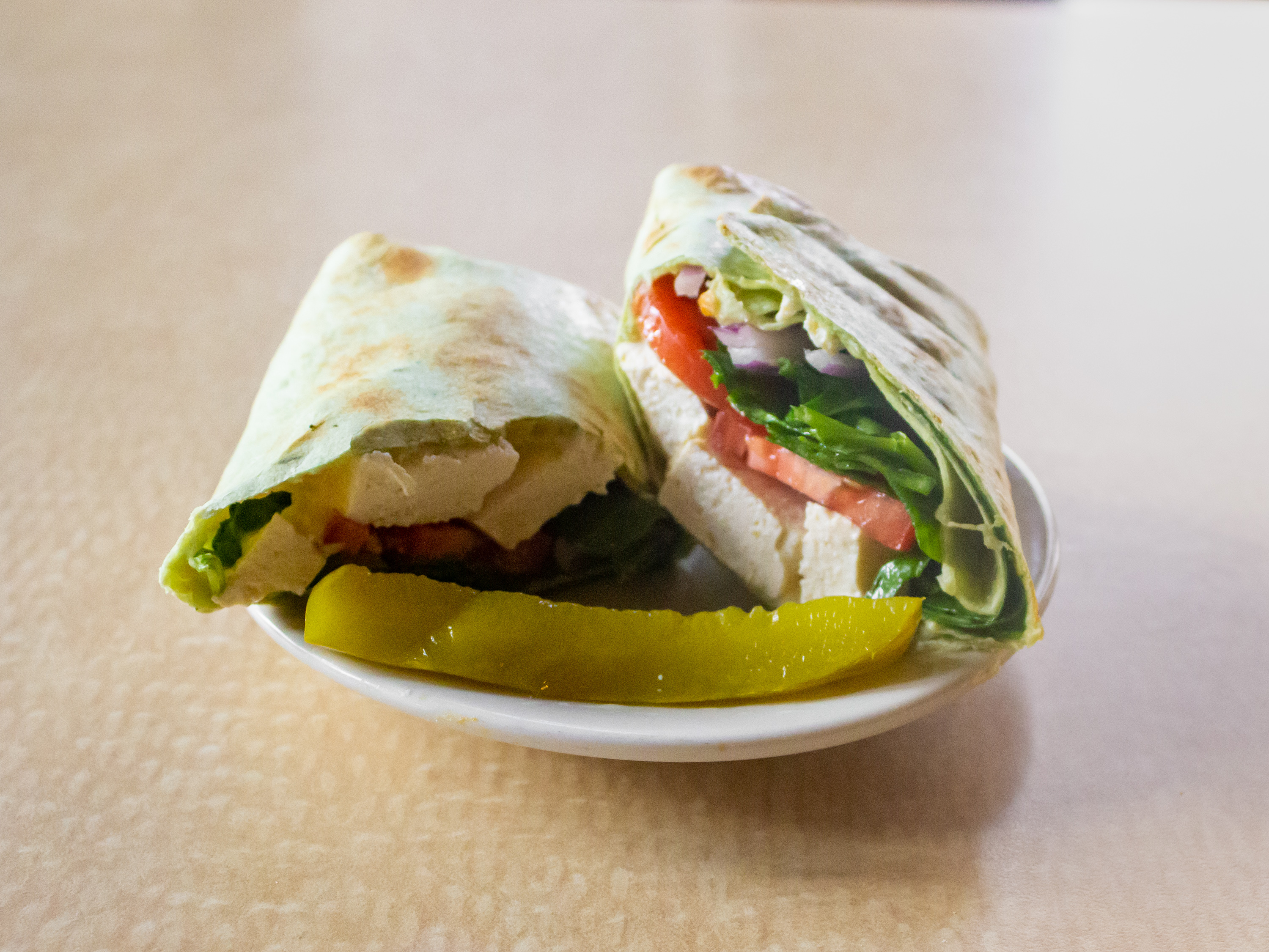 Order The 1872 Veggie Wrap food online from 1872 Cafe store, Rochester on bringmethat.com