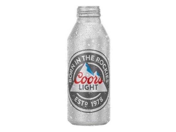 Order Coors Light American Lager Beer - 12x 16oz Aluminum Bottles food online from Kirby Food & Liquor store, Champaign on bringmethat.com