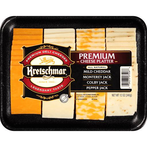 Order Kretschmer Premium Cheese Platter 12oz food online from Everyday Needs by Gopuff store, Costa Mesa on bringmethat.com