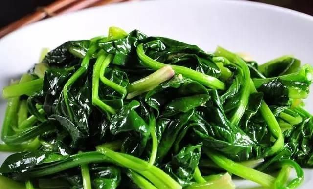 Order 11. Stir Fried Spinach with Garlic 炒波菜 food online from BD Cafe store, Chino on bringmethat.com