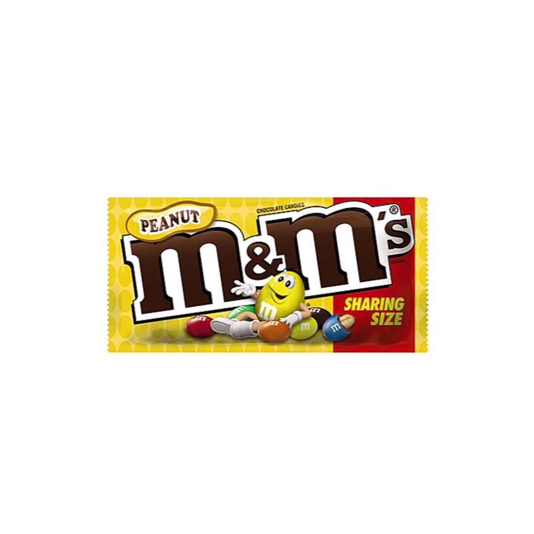 Order M&m Peanut Sharing Size 3.27 Oz food online from Rebel store, Las Vegas on bringmethat.com