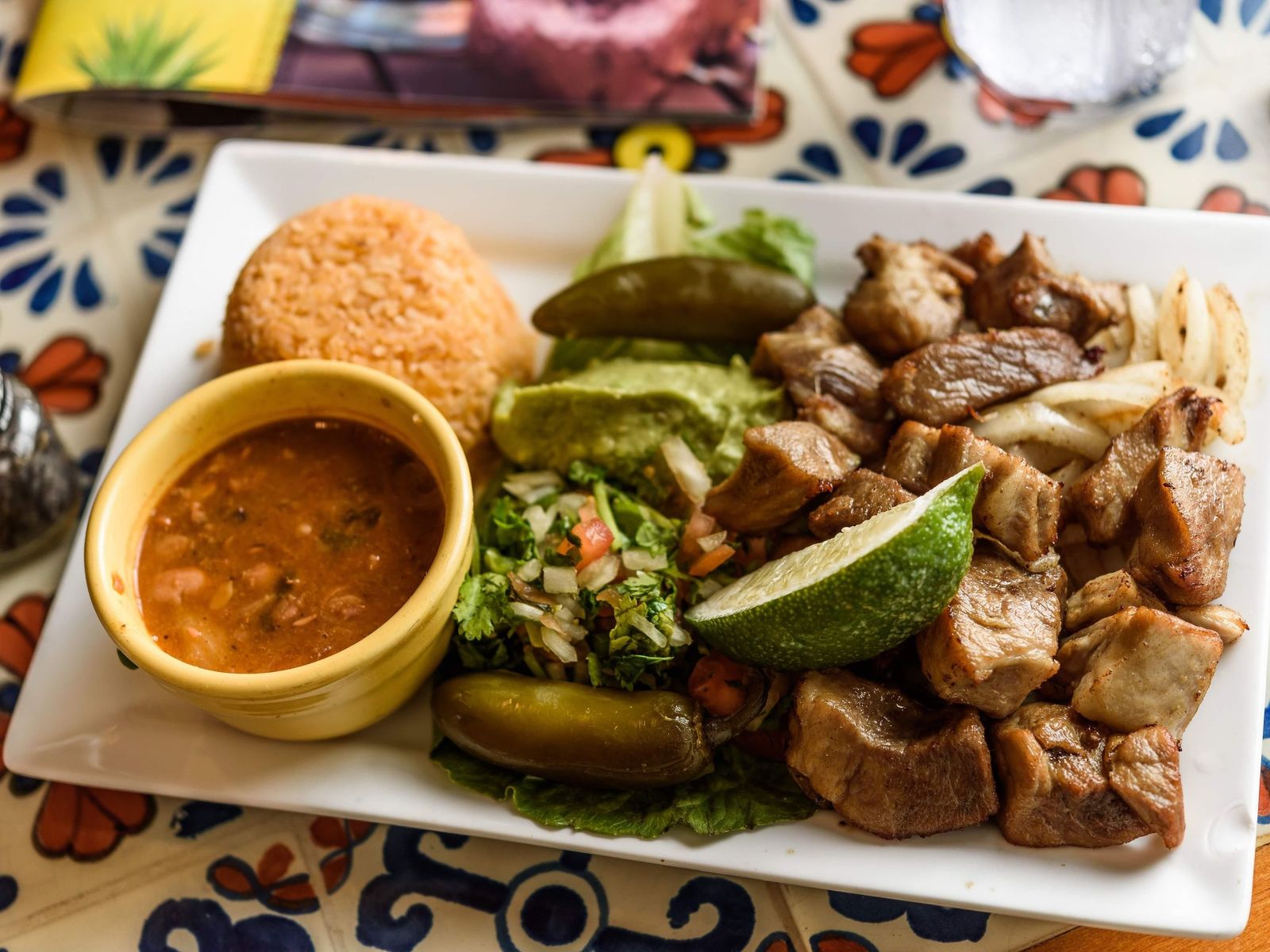 Order Pork Carnitas food online from Hacienda San Miguel - Mobile store, Mobile on bringmethat.com